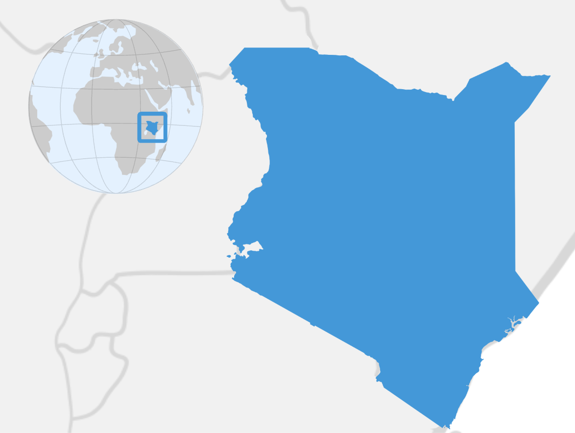Map of Kenya
